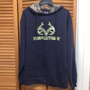 Staghorn mens Realtree logo fleece hoodie